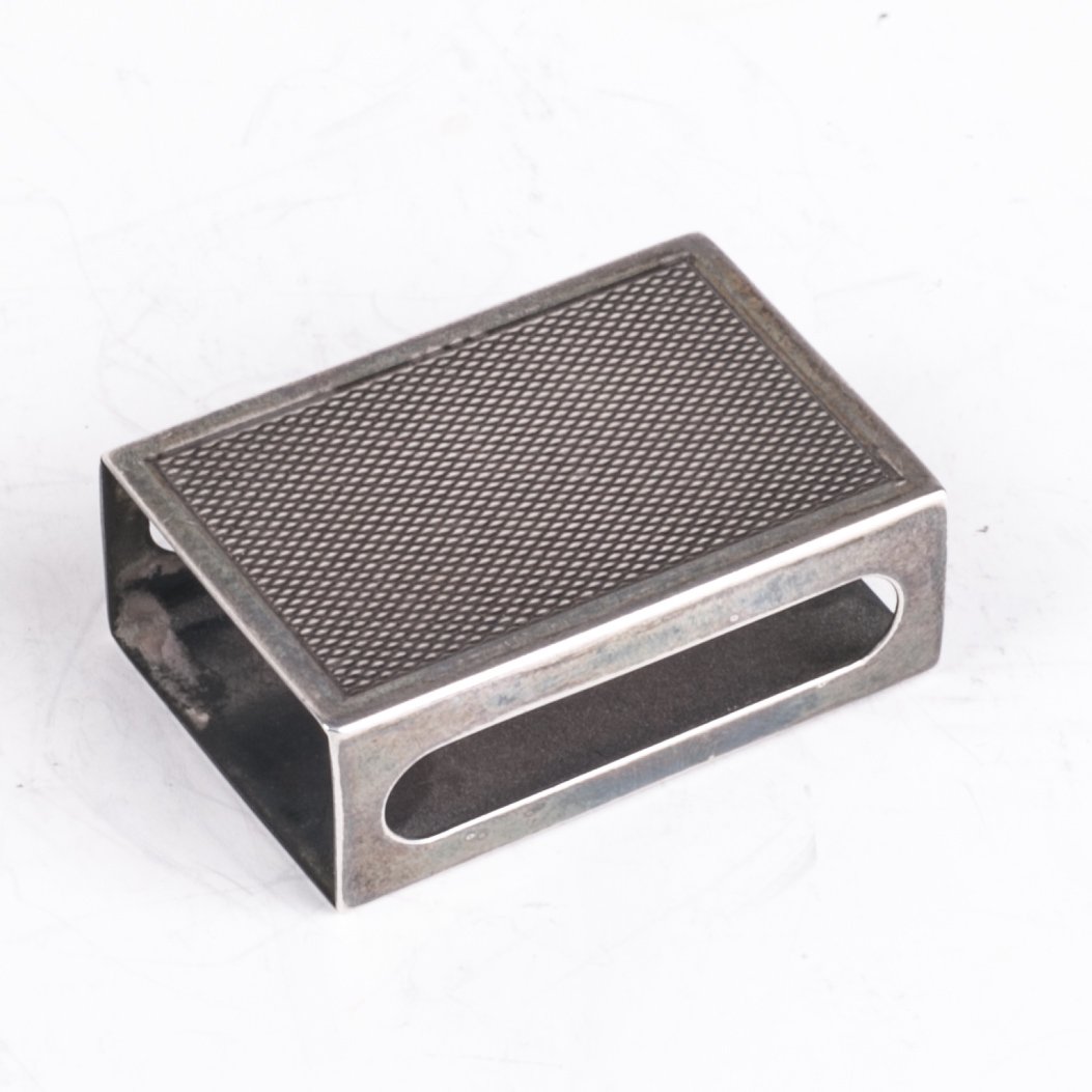 Antique Swiss silver matchbox — image 2