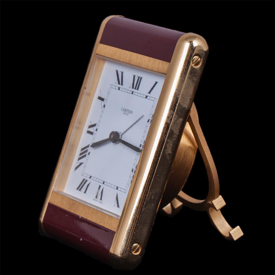 "Les Must de CARTIER" desk travel alarm clock — image 4