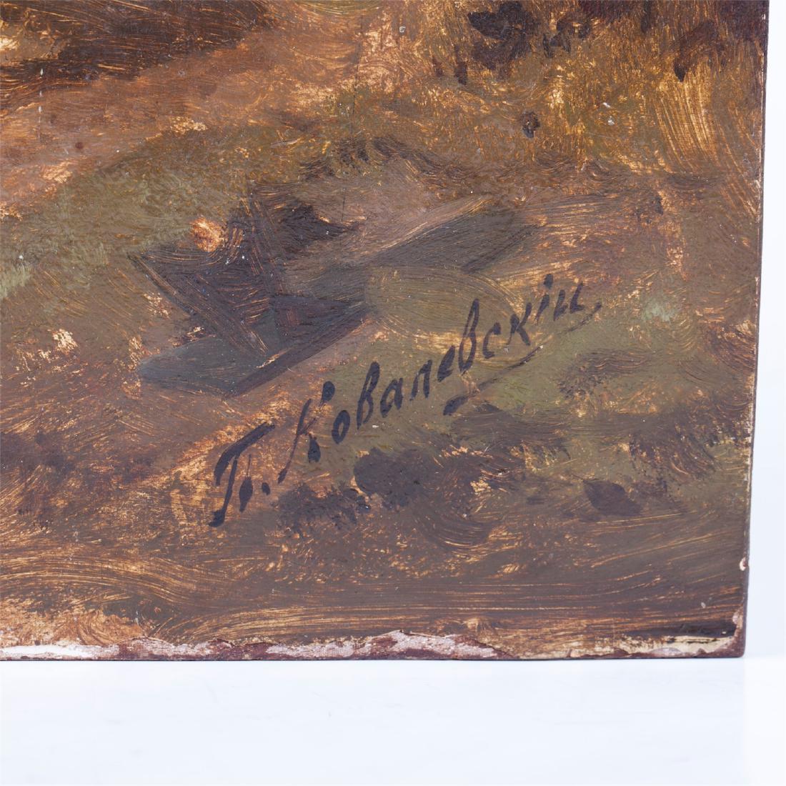 The painting "Cavalryman on the rest" — image 3
