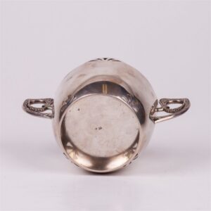 Russian silver Art nouveau bowl with handles — image 3