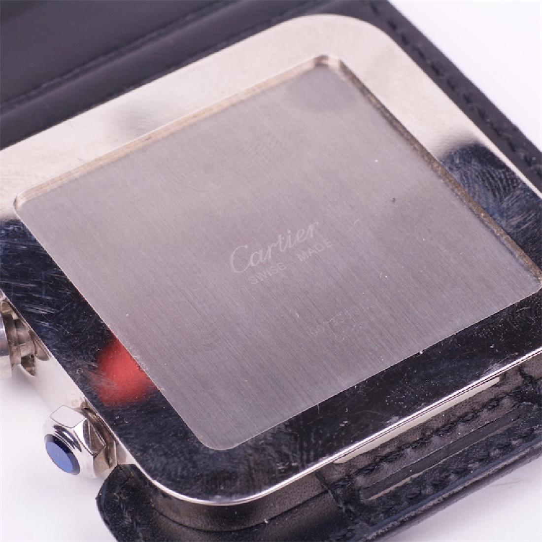 Vintage Cartier quartz travel alarm clock — image 4