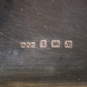 Vintage silver powder case with gold encrust — image 8