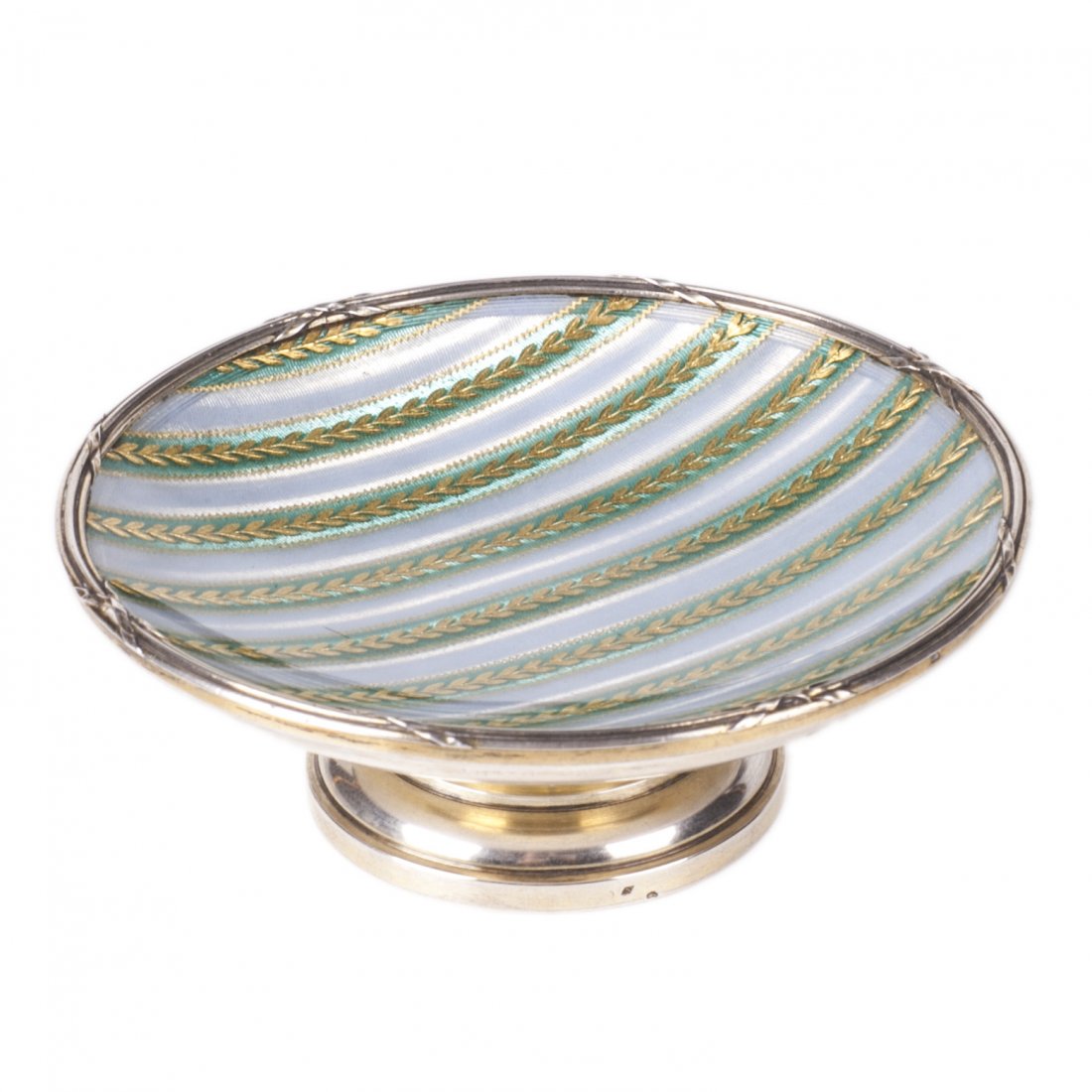 French silver vase on the legs — image 1