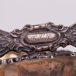 Russian silver-gilt and engraving vase with handle — image 5