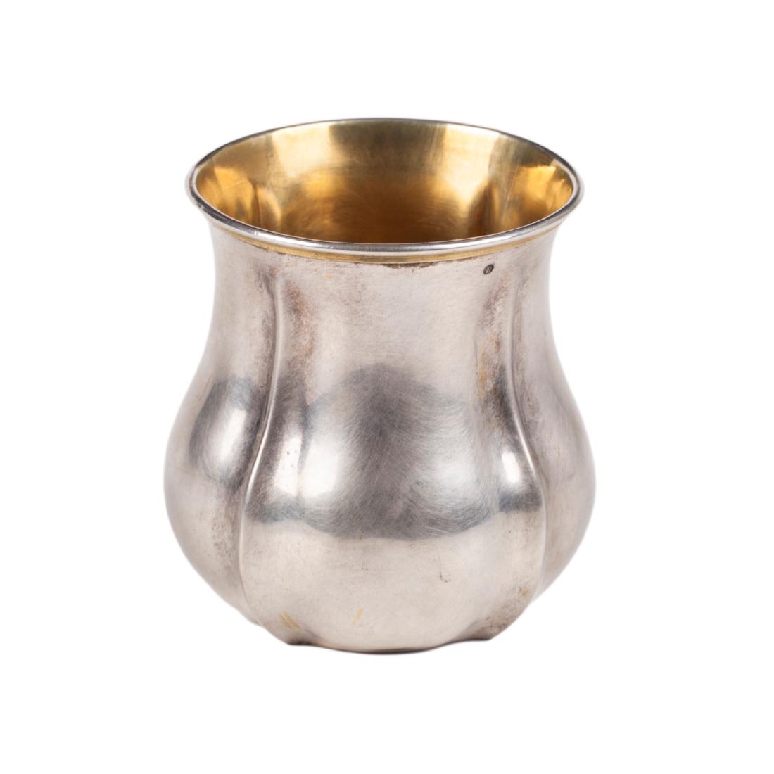 Russian silver-gilt beaker — image 1