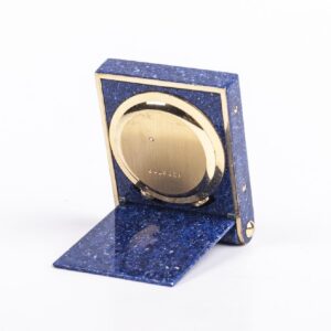 Blue colour travel clock “Jaeger Le Coultre” with — image 5