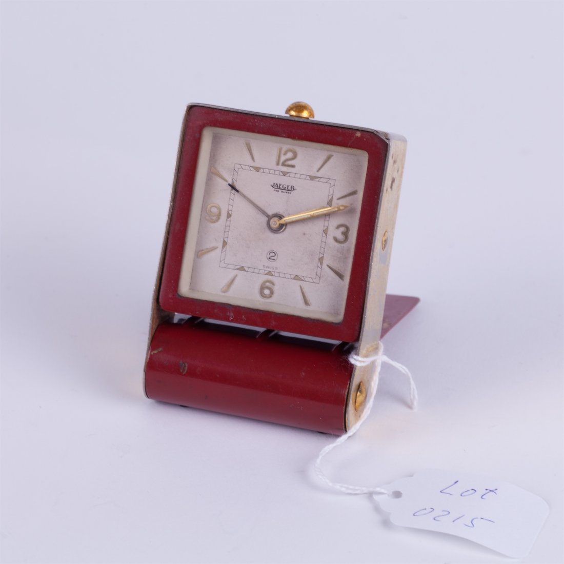 Desk clock "Jaeger" with alarm. — image 1