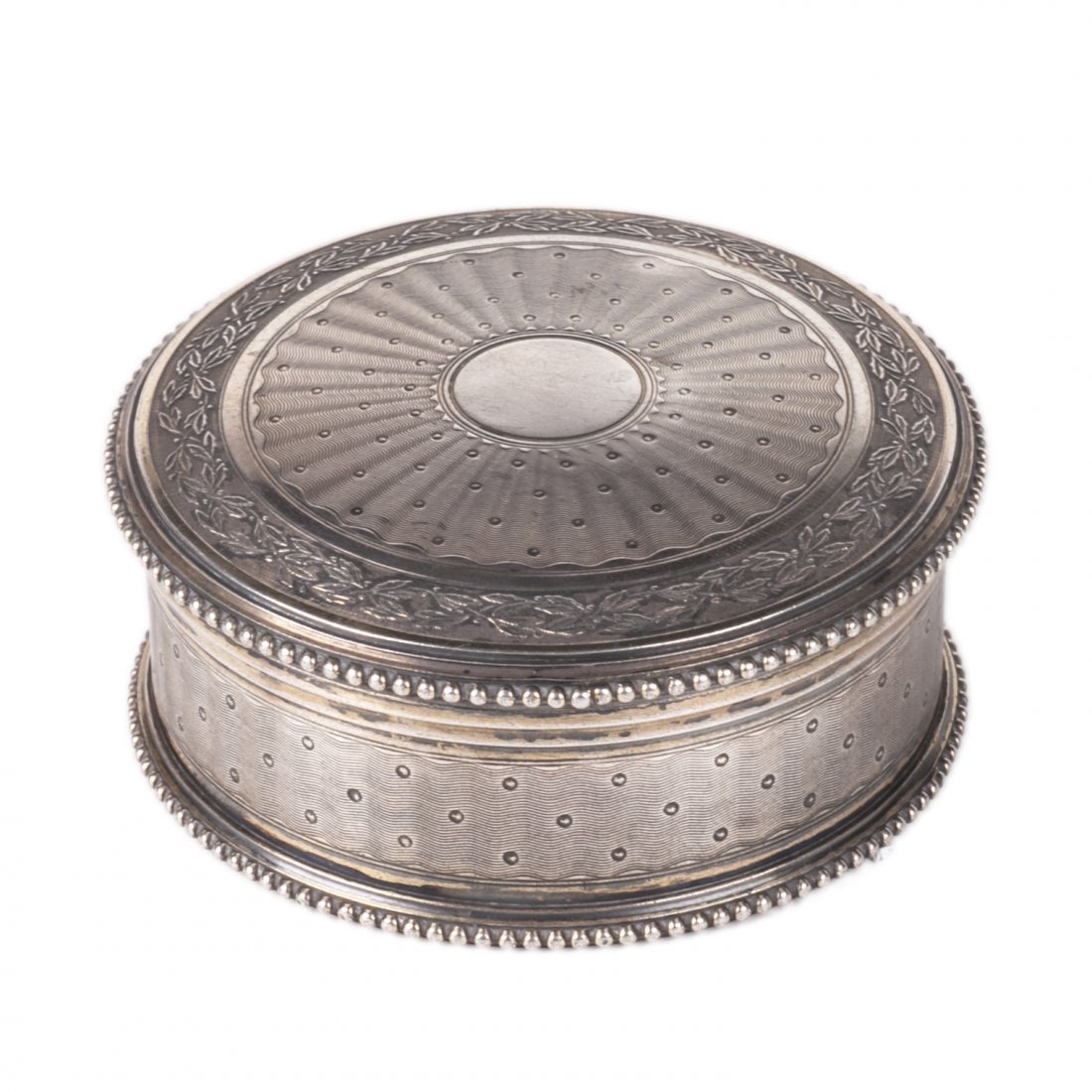 French silver cup with cover — image 1