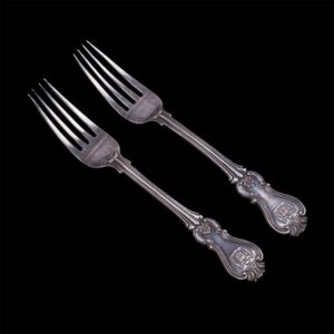 Russian forks with duke Golitsyn coat of arms — image 1