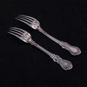 Russian forks with duke Golitsyn coat of arms — image 2