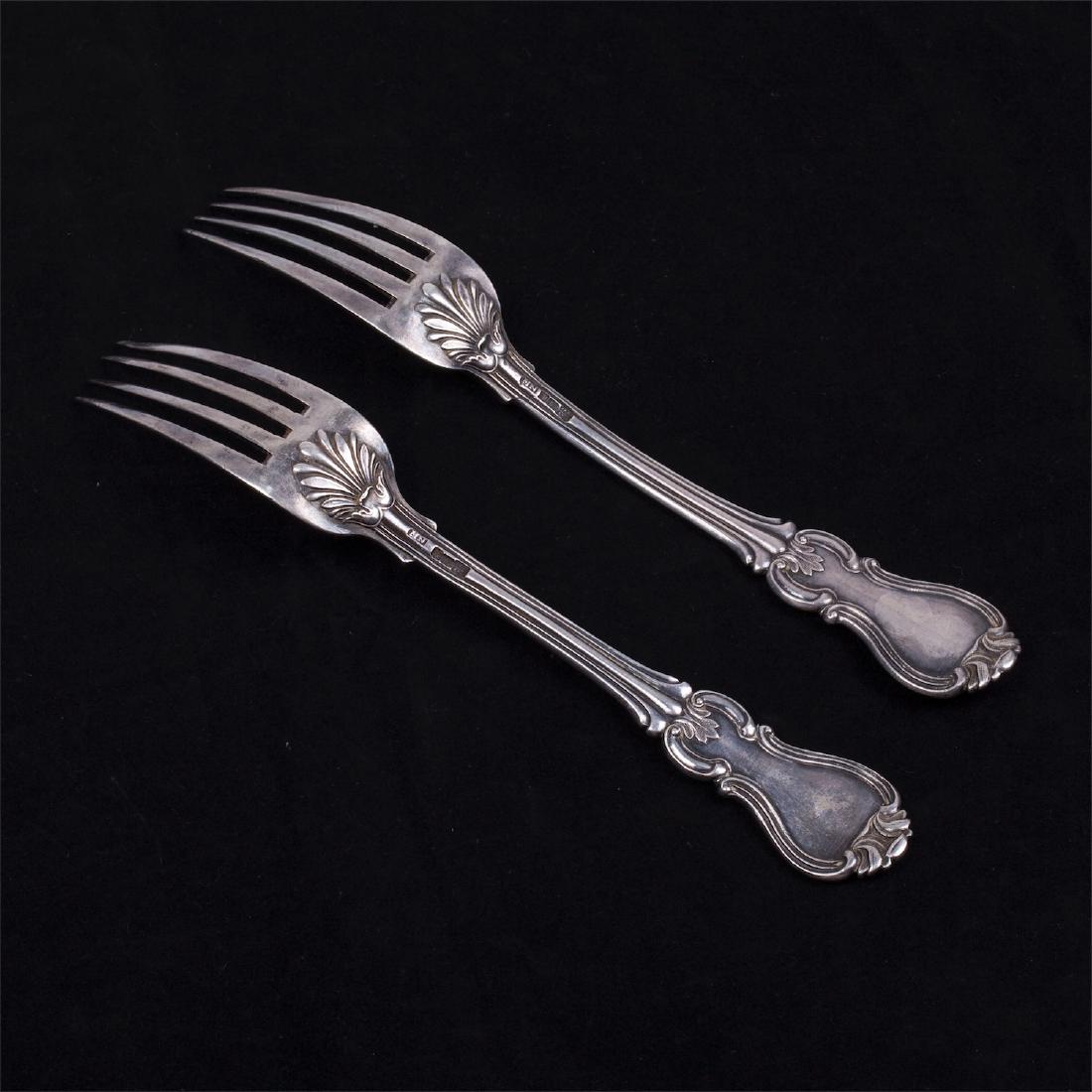 Russian forks with duke Golitsyn coat of arms — image 2