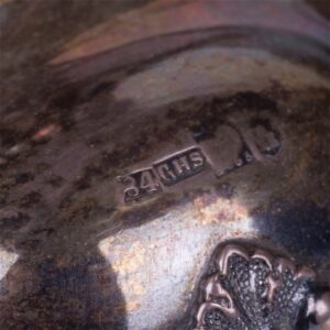 Russian silver vase in rococo style — image 5