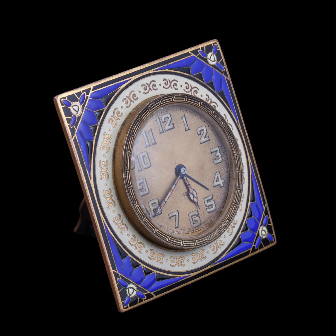 Swiss desk clock with alarm — image 1