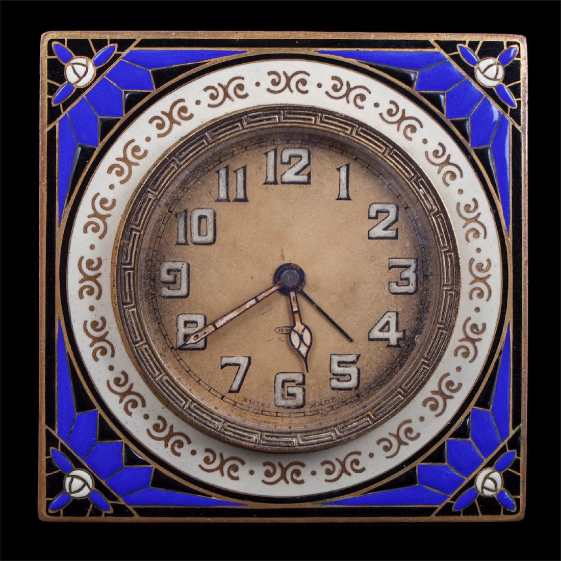 Swiss desk clock with alarm — image 2