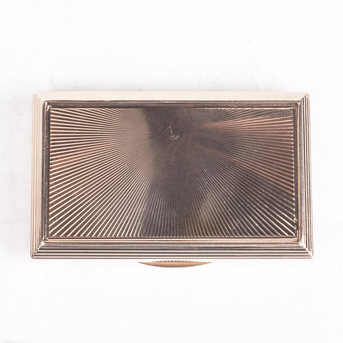 14K gold cigarette box — image 2