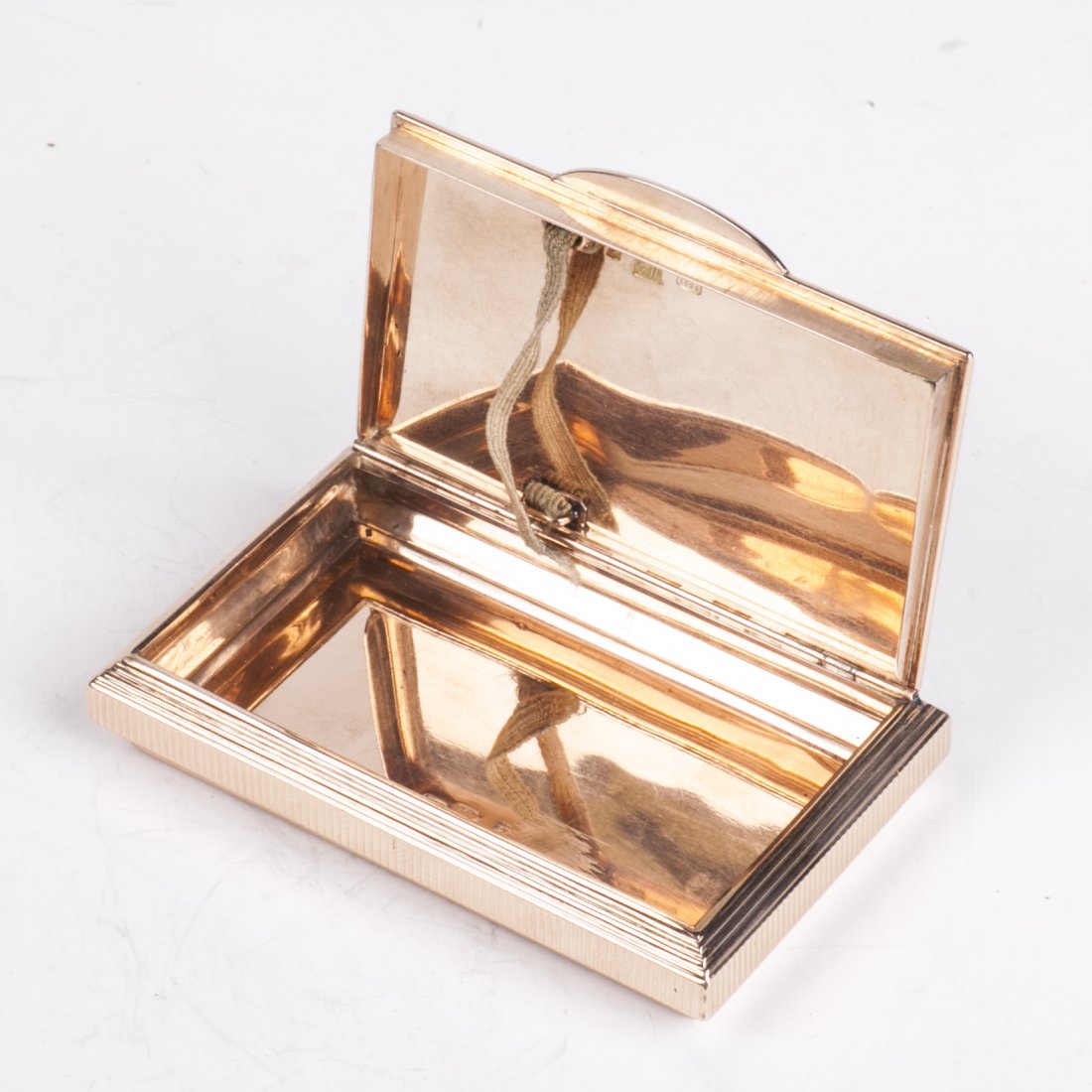 14K gold cigarette box — image 3