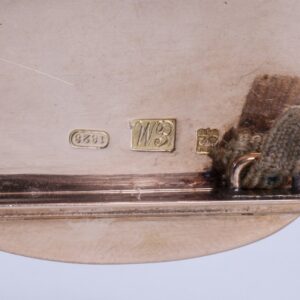 14K gold cigarette box — image 5