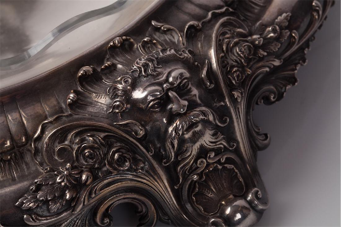 Antique silver plated fruit bowl — image 3