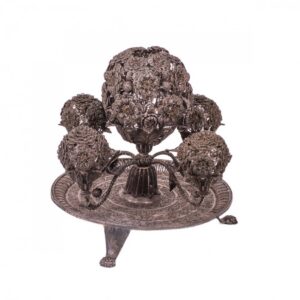 Silver filigree table decoration in the shape of tree — image 1