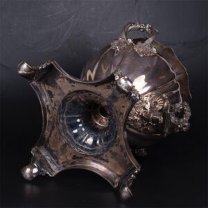Huge French silver tea set with samovar — image 10