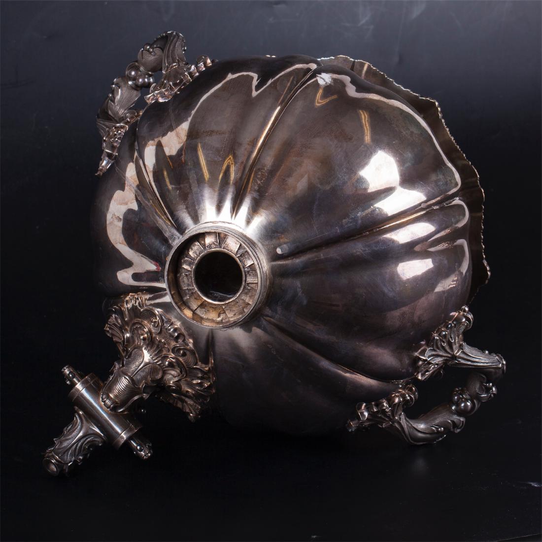 Huge French silver tea set with samovar — image 11