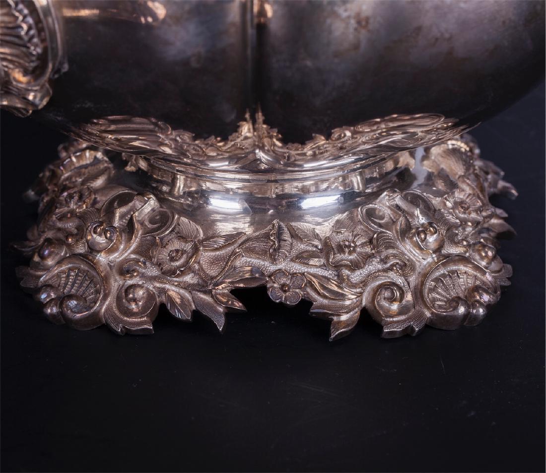 Huge French silver tea set with samovar — image 7