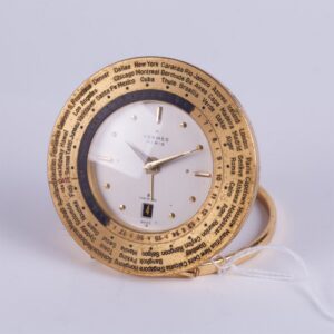 Rare Calender "Hermes World Time Clock" with alarm. — image 2