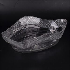 Antique silver jardiniere with glass — image 5