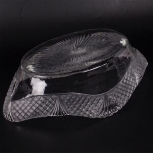 Antique silver jardiniere with glass — image 6
