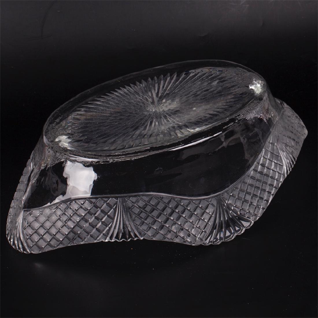 Antique silver jardiniere with glass — image 6
