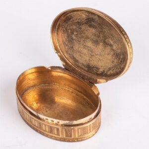 Antique French gilded bronze box — image 4