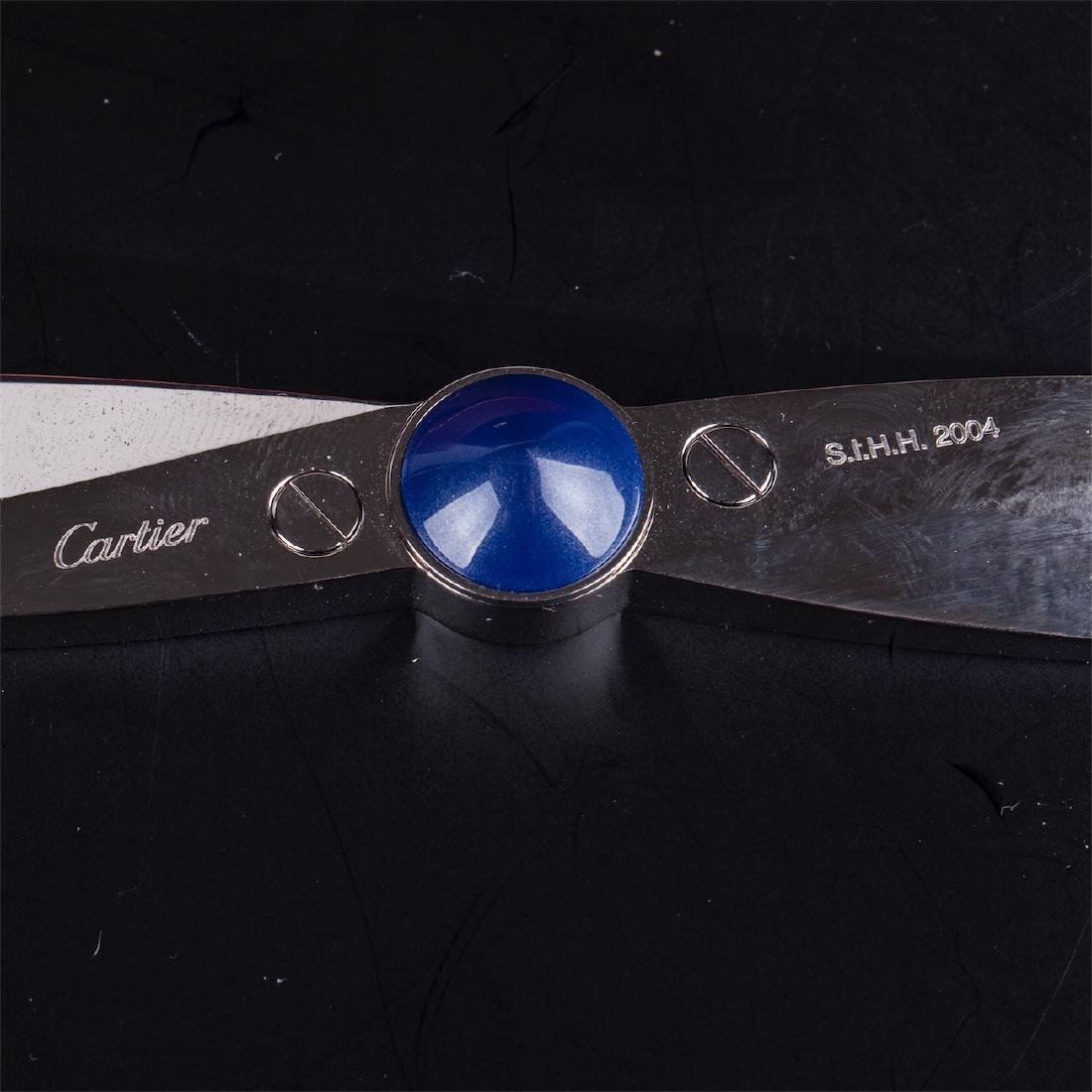 Cartier Santos letter opener shaped as propeller in a — image 4