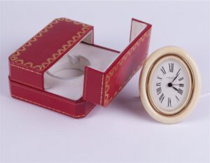 Desk clock "Cartier" with alarm and original Cartier — image 1