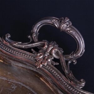 Antique huge silver coffee set in 5 pieces — image 6