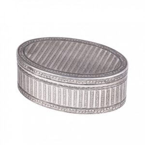Antique silver jewelry box — image 1
