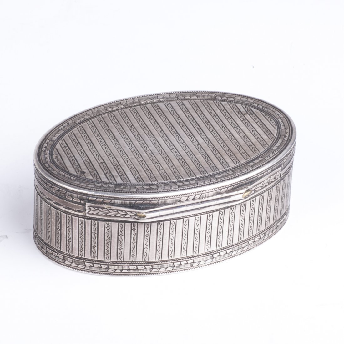 Antique silver jewelry box — image 4
