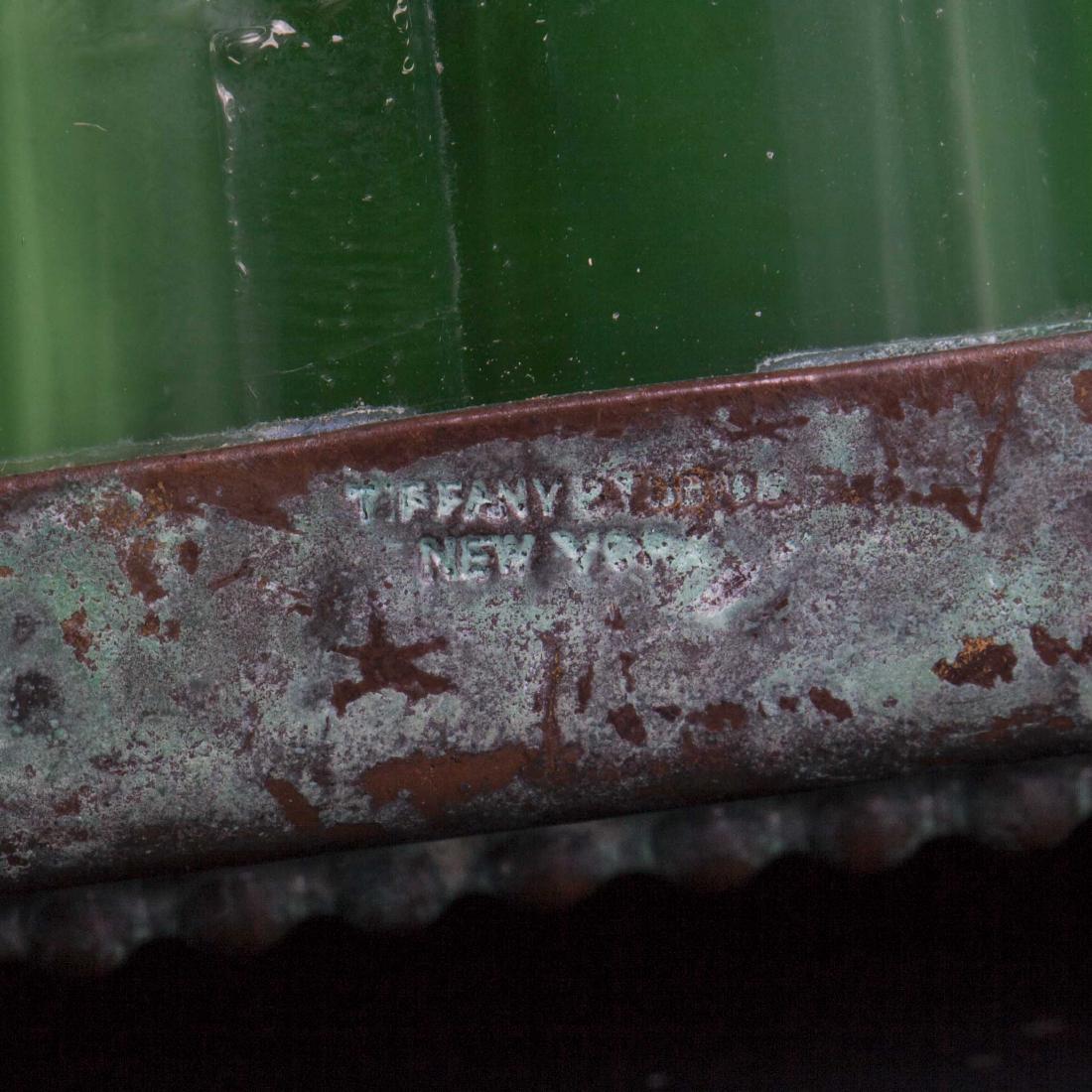 Tiffany antique malachite box in a twisted carved metal — image 6