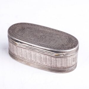 Antique silver jewelry box — image 3
