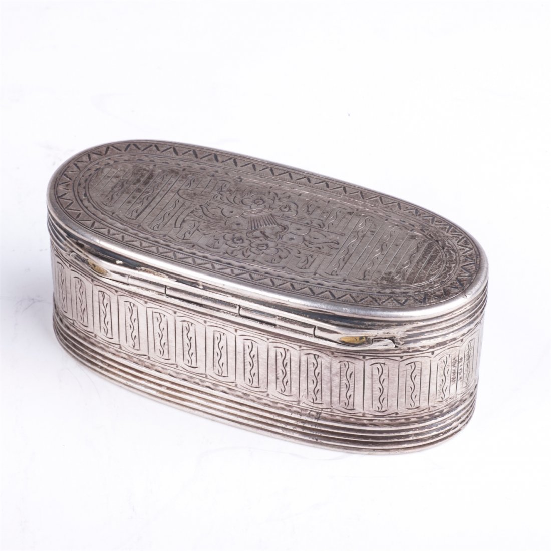 Antique silver jewelry box — image 3