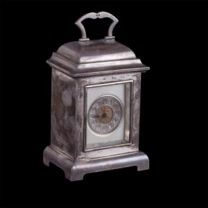 English silver travel clocks, Birmingham — image 1