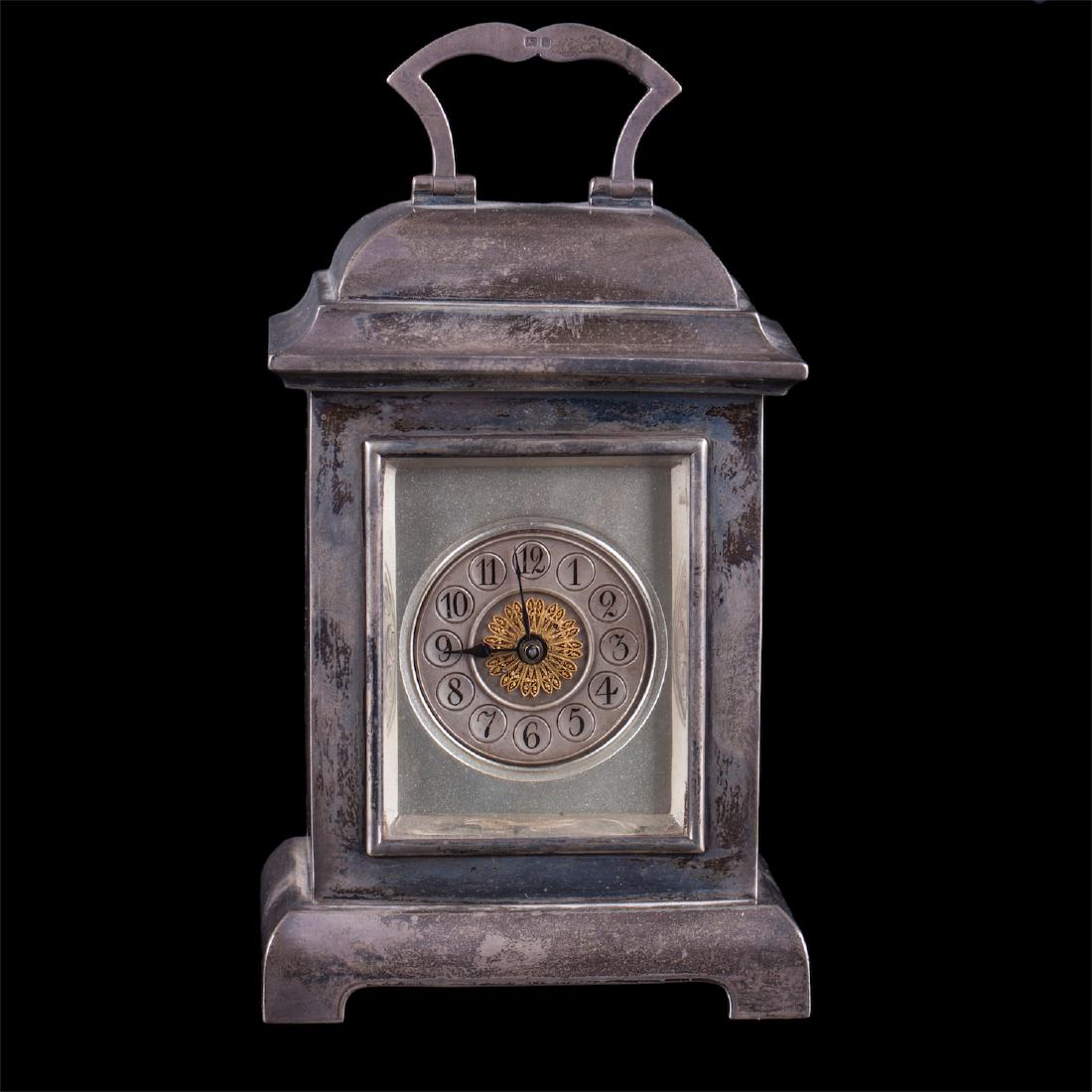 English silver travel clocks, Birmingham — image 2
