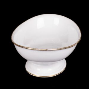 Russian porcelain and gold pattern salad bowl — image 2