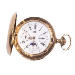 Gold â€œLe Coultreâ€ minute repeater with calendar — image 1