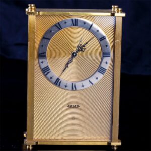 Jaeger Le Coultre vintage Swiss desk clock — image 2