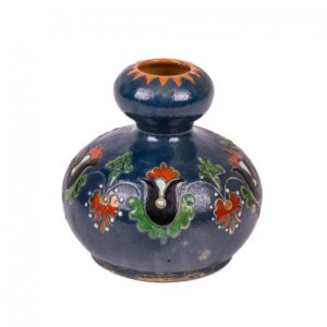 Small faience vase with painting under the cobalt — image 2