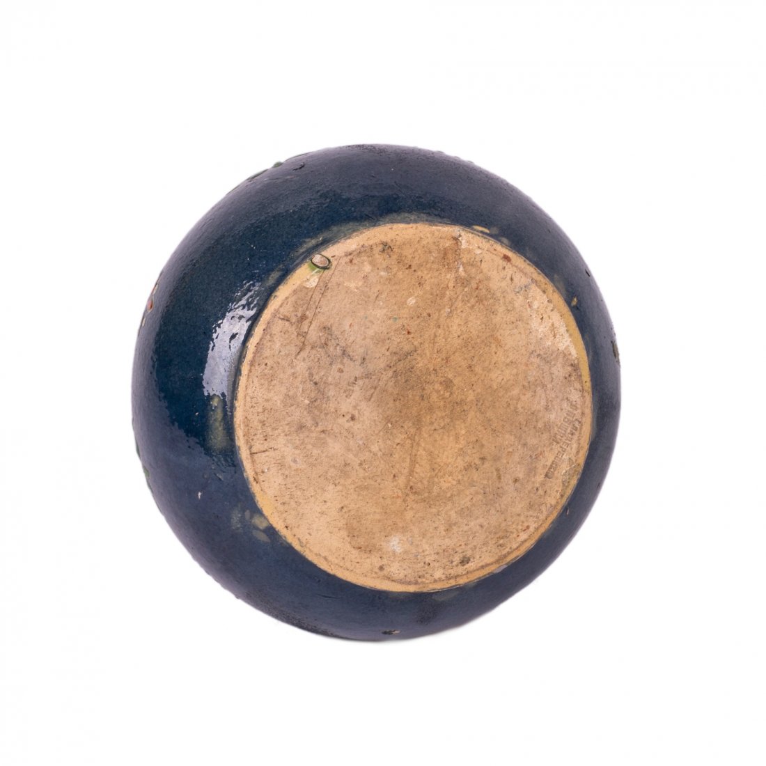 Small faience vase with painting under the cobalt — image 4