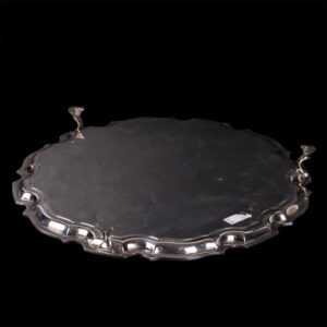 Tiffany silver plate on legs — image 3