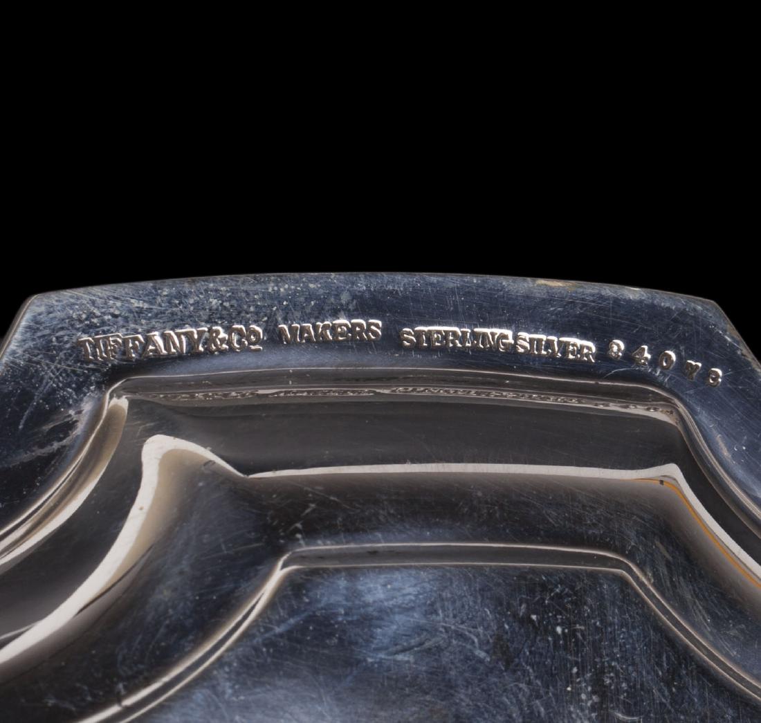 Tiffany silver plate on legs — image 4