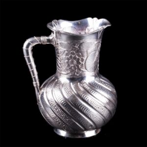 Antique silver plated water jug — image 1
