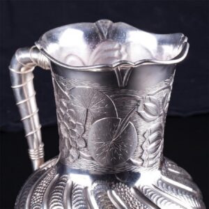 Antique silver plated water jug — image 3